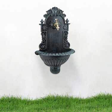 Relaxdays Wandbrunnen Antik