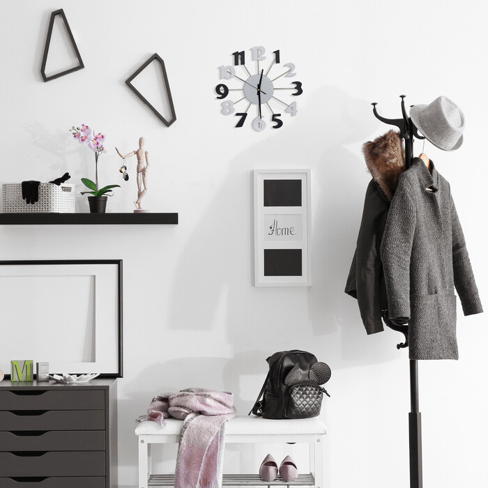 Relaxdays Wanduhr ohne Rahmen