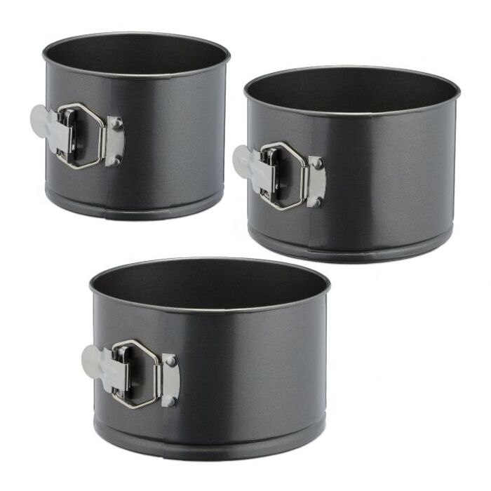Relaxdays Springform hoch 3er Set