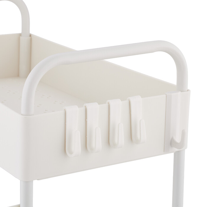 Relaxdays Unter Waschbecken Regal mit 2 Ablagen