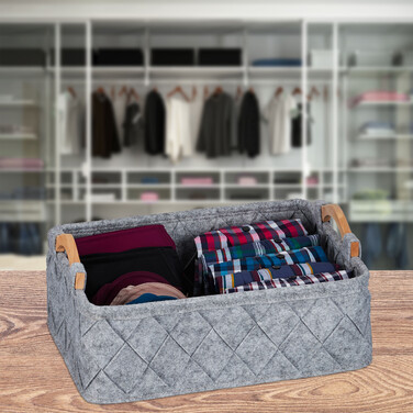 Relaxdays 8-teiliger Schrank-Organizer
