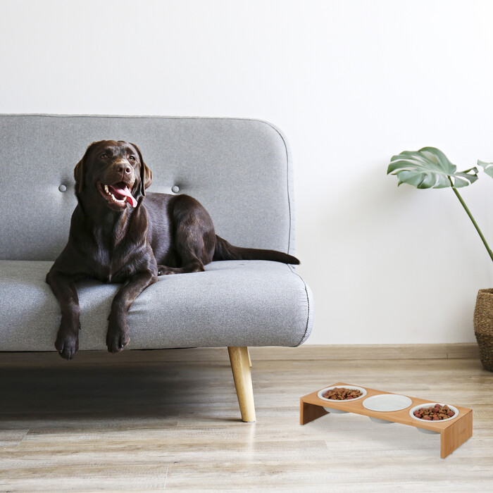 Relaxdays Futterstation für Hunde