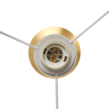 Relaxdays Stehlampe Wohnzimmer beige
