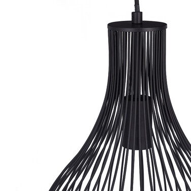Relaxdays Vintage Pendelleuchte schwarz
