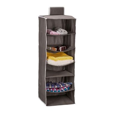 Relaxdays Hängeregal Kleiderschrank 6 Fächer