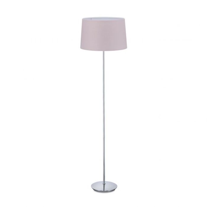 Relaxdays Stehlampe mit Stoffschirm