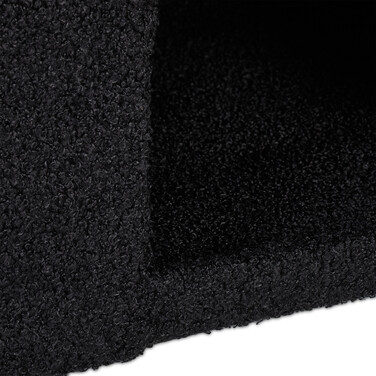 Relaxdays Schwarze Katzenhöhle mit Sitzauflage