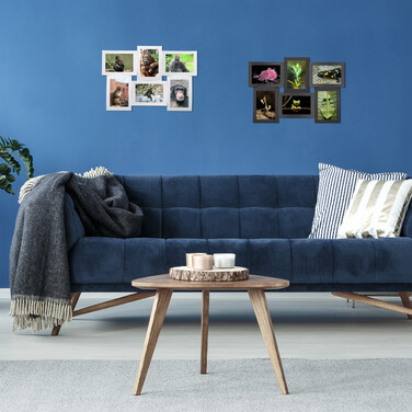 Relaxdays Bilderrahmen für mehrere Fotos