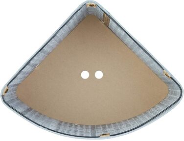 Relaxdays Eckwäschekorb, faltbar, 60 l, Baumwolle, HBT 65x49,5x37 cm, Grau, Bambusdeckel abnehmbar