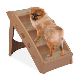 Relaxdays Hundetreppe 4 Stufen