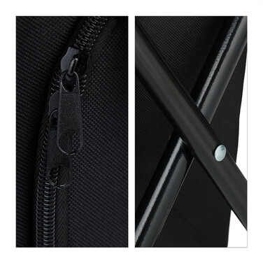 Relaxdays Campinghocker mit Kühltasche