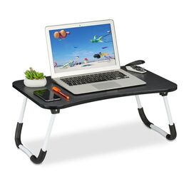 Relaxdays Schwarzer Laptoptisch