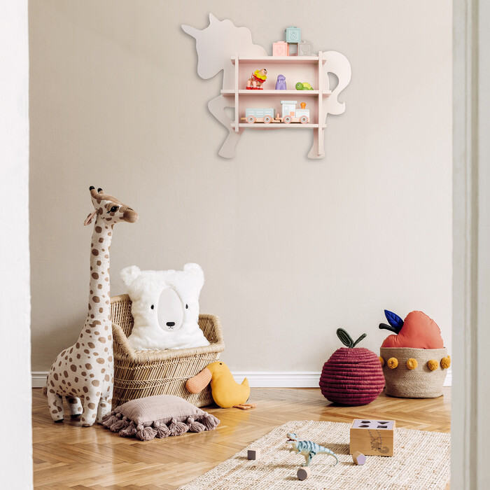 Relaxdays Kinderregal Einhorn