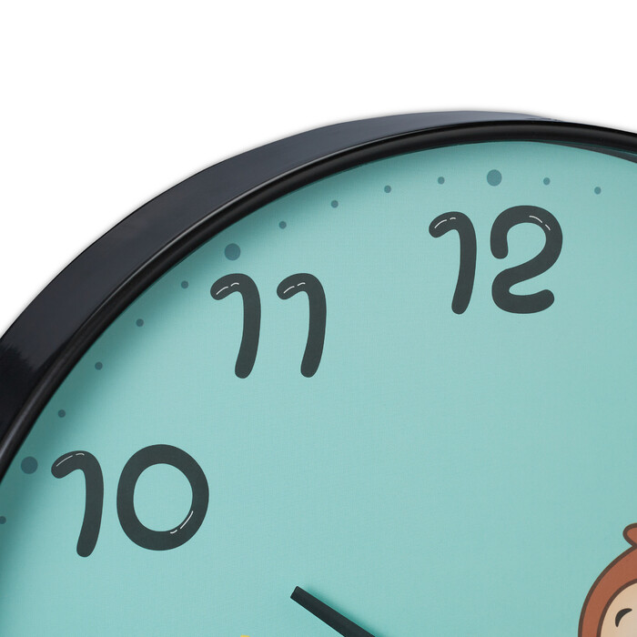 Relaxdays Wanduhr Affe für Kinder