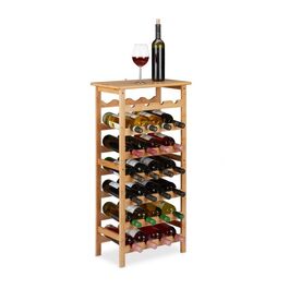 Relaxdays Weinregal für 28 Flaschen