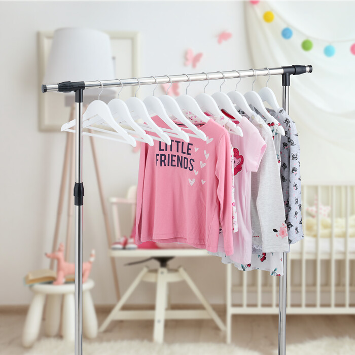 Relaxdays Kinderkleiderbügel aus Holz im 20er Set