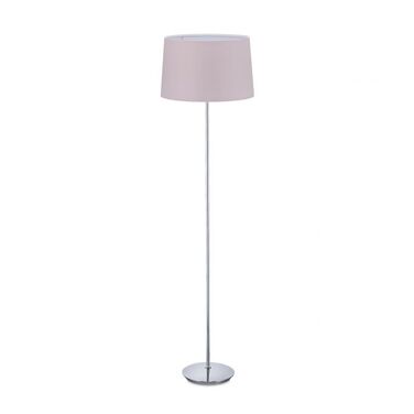 Relaxdays Stehlampe mit Stoffschirm