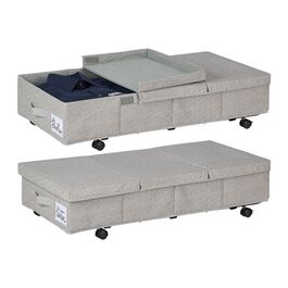 Relaxdays Unterbettkommode mit Rollen 2er Set