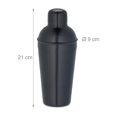 Relaxdays 5-teiliges Cocktail Shaker Set