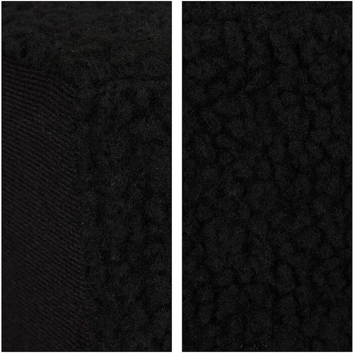 Relaxdays Hundetreppe 3 Stufen, kleine & große Hunde, Bett & Couch, Stoffbezug, Tiertreppe innen, HBT 30x35x45 cm, (Schwarz, 1 Stück)