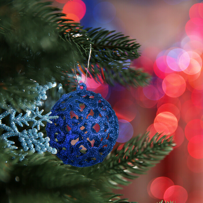 Relaxdays Weihnachtskugeln im 50er Set