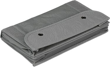 Relaxdays Hängeorganizer, 2 Fächer, Tür & Wand, Türregal mit Haken zum Einhängen, HBT: 50 x 31 x 10 cm, Bad, Flur, grau