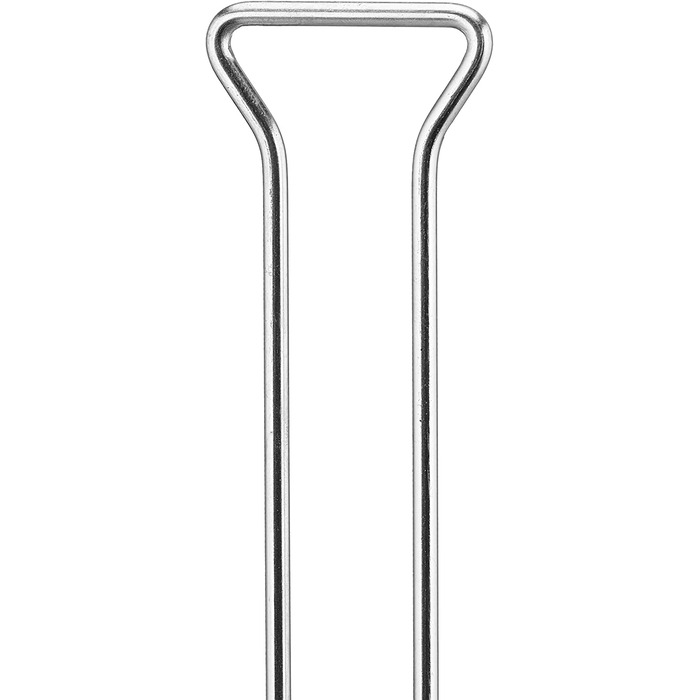 Relaxdays Fischbräter 3er Set, Edelstahl, mit Griff, 54 cm lang, Fischhalter zum Grillen, Grillguthalter Fisch, Silber