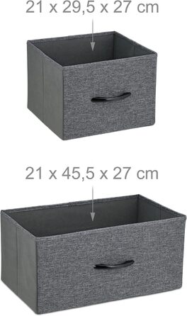 Relaxdays Kommode, 100x100x30 cm, Metall & Holzoptik, 9 Stoff-Schubladen, Moderne Beistellkommode