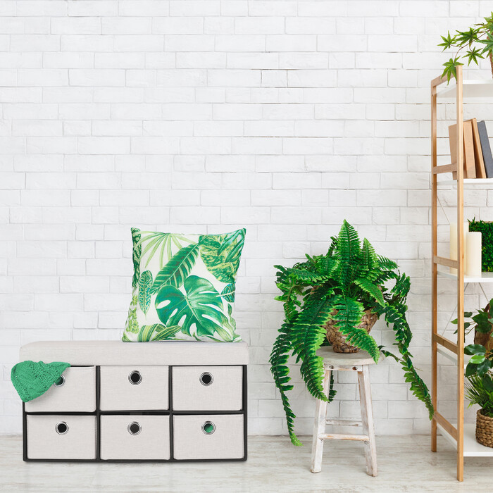 Relaxdays Sitzbank mit Stauraum