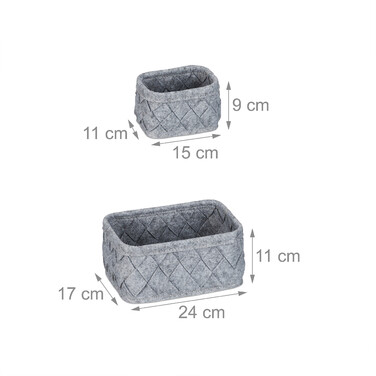 Relaxdays 8-teiliger Schrank-Organizer