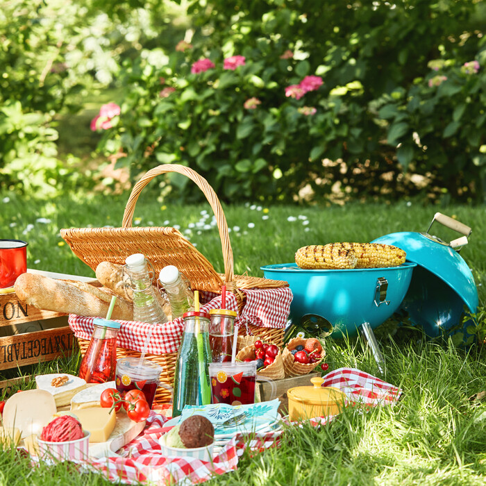 Relaxdays 2er Set Kindergläser mit Früchte-Motiv