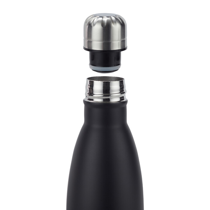 Relaxdays Trinkflasche Edelstahl