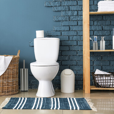 Relaxdays 3-tlg. Badezimmer Set Edelstahl