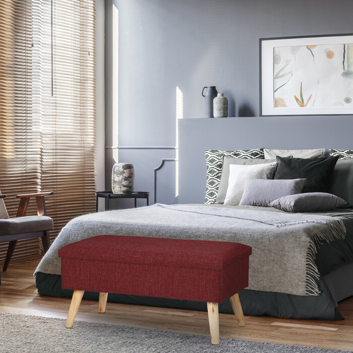 Relaxdays Sitzbank mit Stauraum