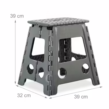 Relaxdays Klapphocker faltbar XL