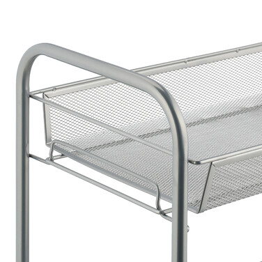 Relaxdays Gewürzregal mit 2 Ablagen aus Metall
