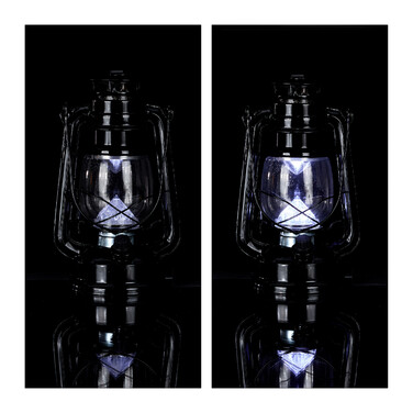 Relaxdays Sturmlaterne LED