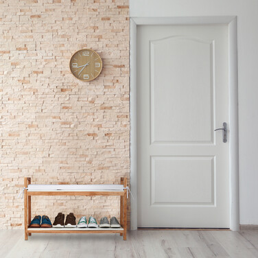 Relaxdays Schuhbank mit gepolsterter Sitzfläche
