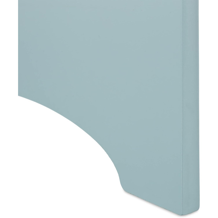 Relaxdays Bücherregal Kinder, HBT: 71 x 61,5 x 30 cm, Kinderbücherregal mit Hundemotiv, 4 Fächer, MDF & Stoff, blau/weiß