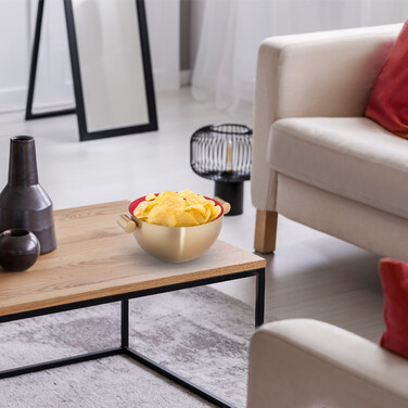 Relaxdays Servierschüssel aus Edelstahl