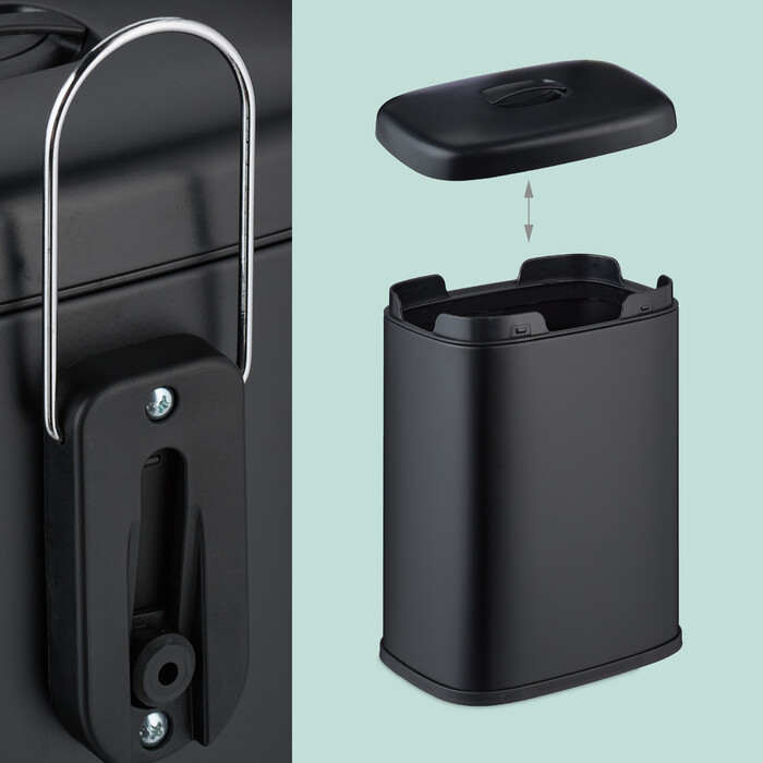 Relaxdays Hängender Mülleimer 5 Liter