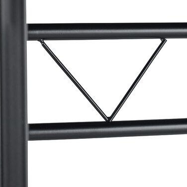 Relaxdays Schreibtisch Glas mit Schublade
