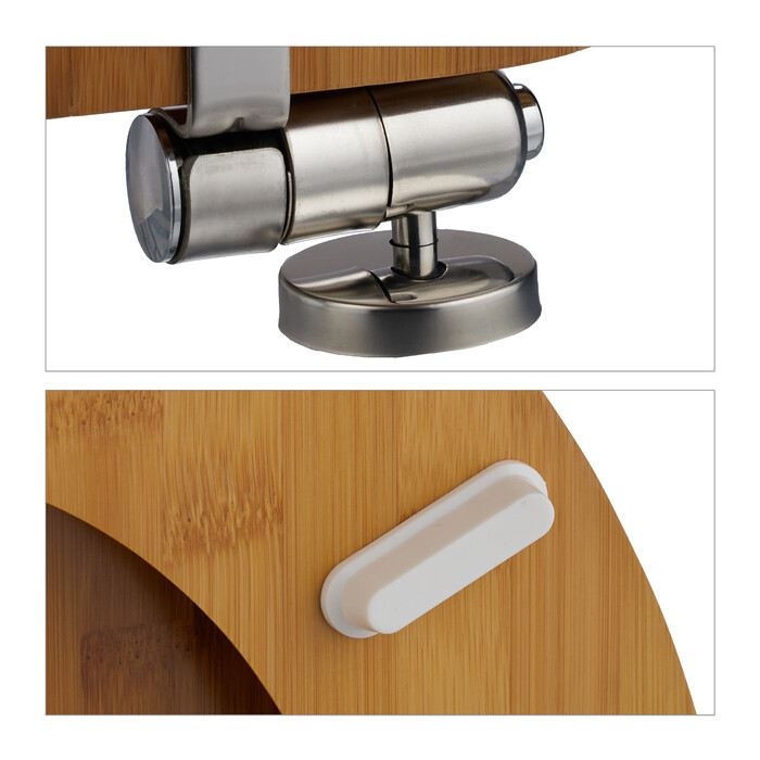 Relaxdays Toilettendeckel mit Absenkautomatik