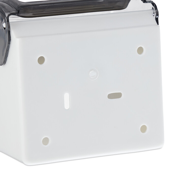 Relaxdays Toilettenpapierhalter mit Ablage