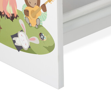 Relaxdays Kinderregal mit 9 Boxen und Motiv
