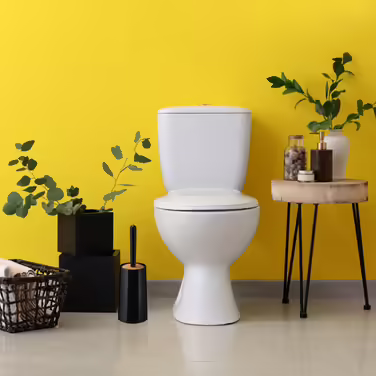 Relaxdays Toilettenbürste mit Behälter