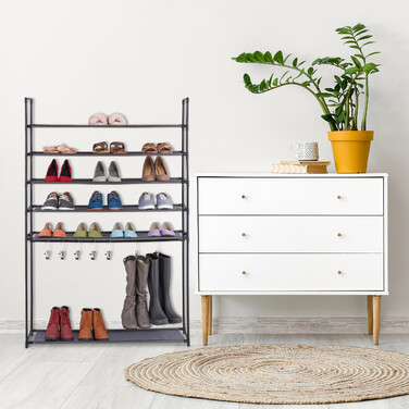 Relaxdays Schuhregal mit Stiefelfach