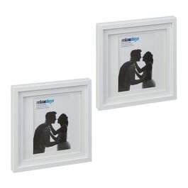 Relaxdays Bilderrahmen 25x25 cm 2er Set