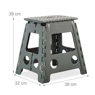 Relaxdays Klapphocker faltbar XL