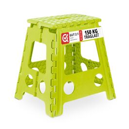 Relaxdays Klapphocker faltbar XL Grün